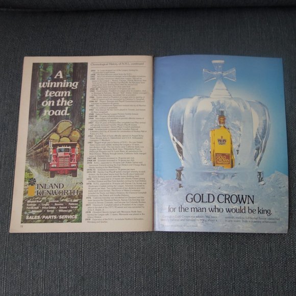 Vintage Canucks Whalers Tuesday December 11 1979 Program Program - Picture 16 of 16